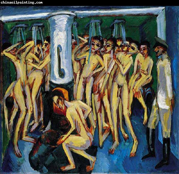 Ernst Ludwig Kirchner The soldier bath or Artillerymen