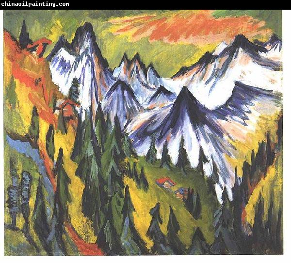 Ernst Ludwig Kirchner mountain top