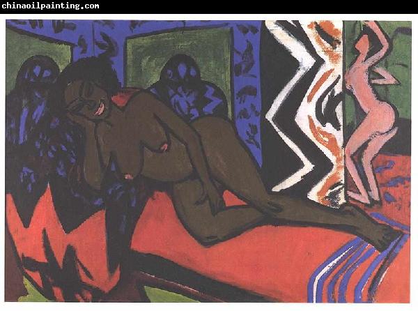 Ernst Ludwig Kirchner Sleeping Nilly