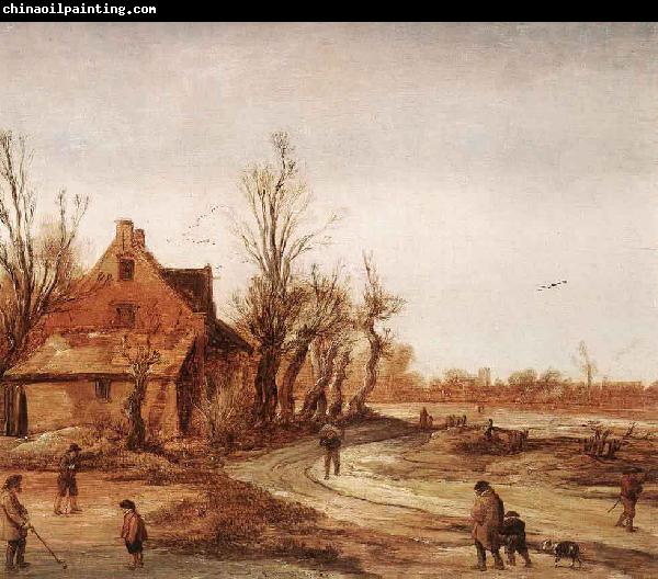 Esaias Van de Velde Winter Landscape