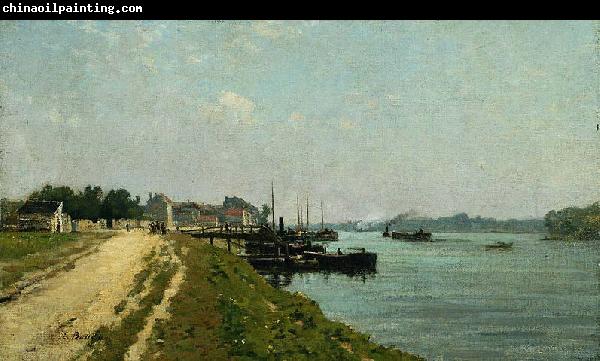 Eugene Boudin Banks of the Seine