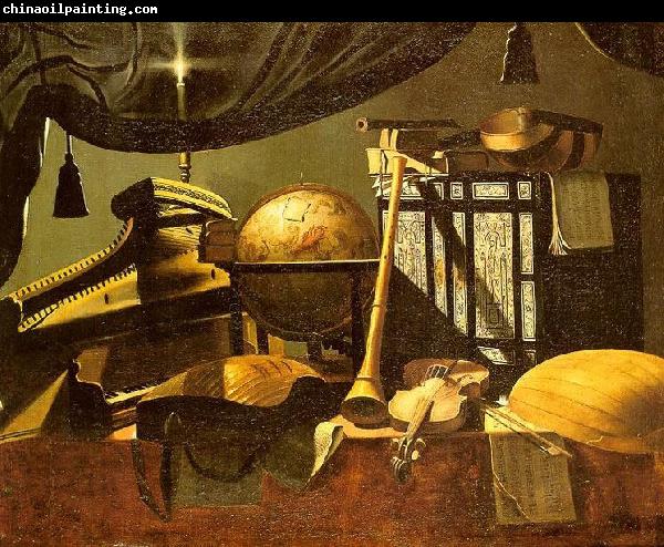 Evaristo Baschenis Still Life with Musical Instruments