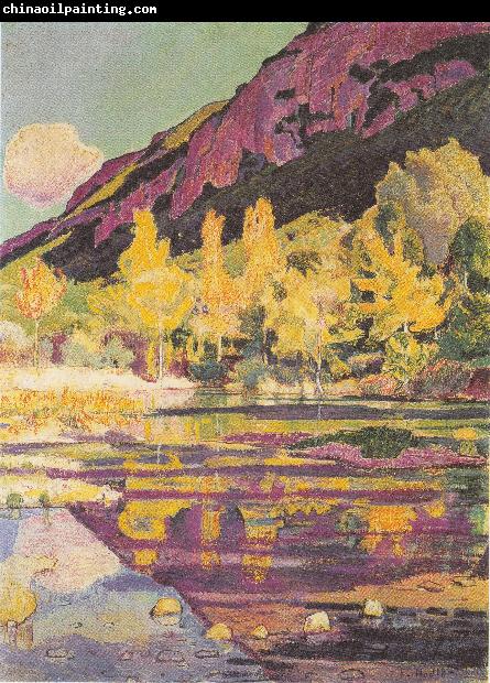 Ferdinand Hodler Am Fuss des Petit Saleve