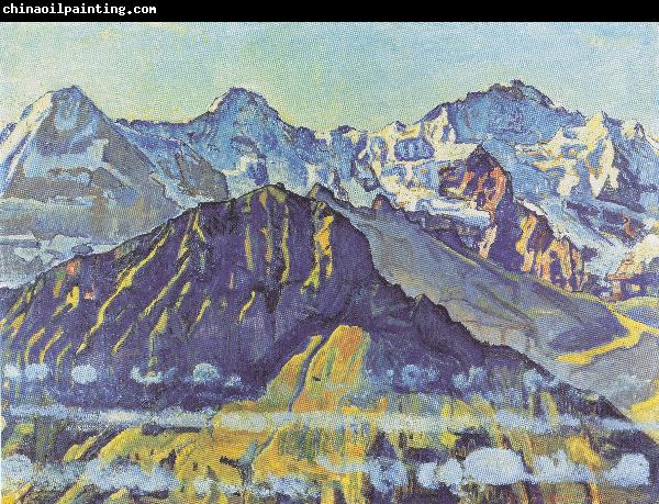 Ferdinand Hodler Eiger Monch und Jungfrau in der Morgensonne