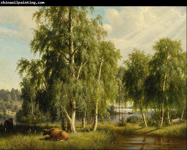 Ferdinand von Wright Summer landscape