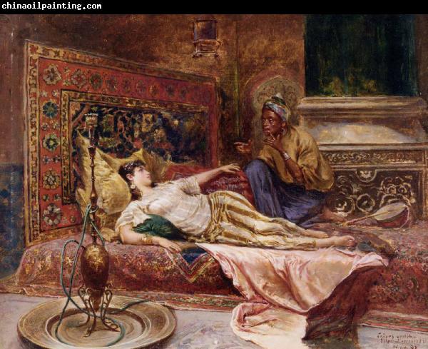 Ferencz Franz Eisenhut Reclining Odalisque