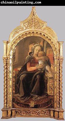 Fra Filippo Lippi Madonna and Child Enthroned