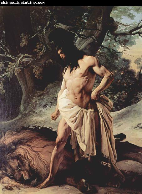 Francesco Hayez Samson und der Lowe