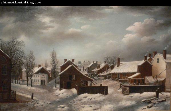 Francis Guy Winter Scene in Brooklyn