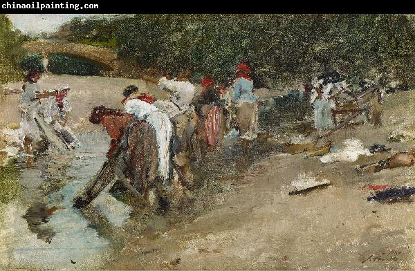 Francisco Pradilla Ortiz Galician Washerwomen