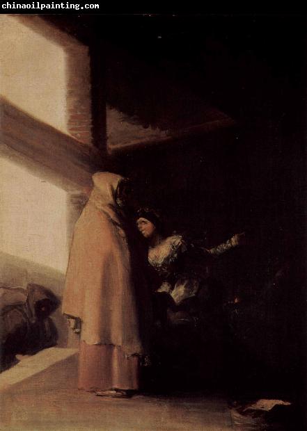 Francisco de Goya Besuch des Monchs