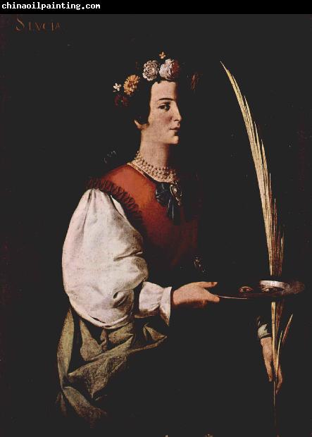 Francisco de Zurbaran Hl Lucia