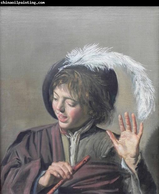 Frans Hals Singender Knabe mit Flote