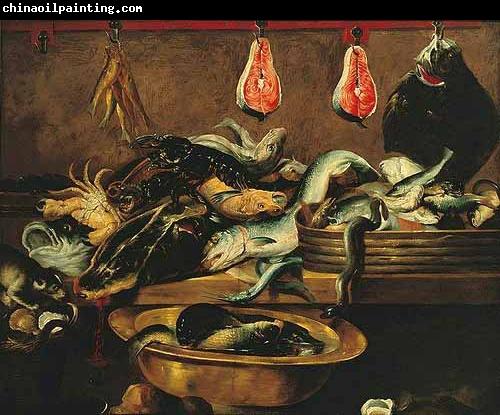 Frans Snyders Fish stall