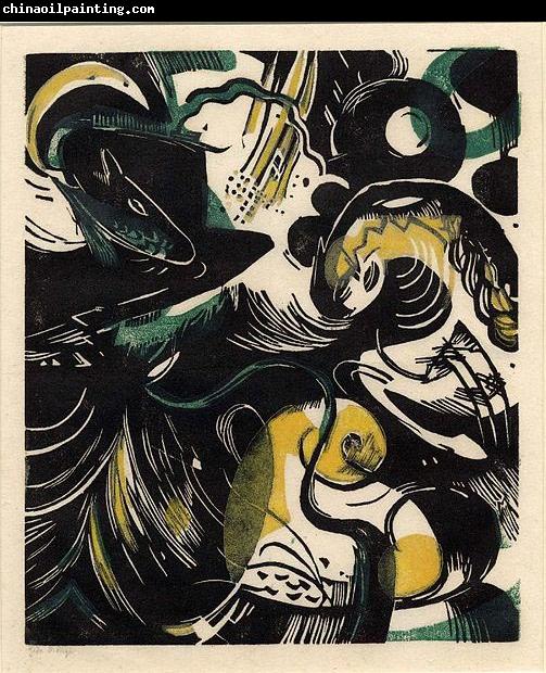 Franz Marc Schopfungsgeschichte II