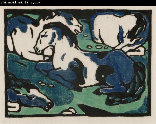 Franz Marc Horses Resting