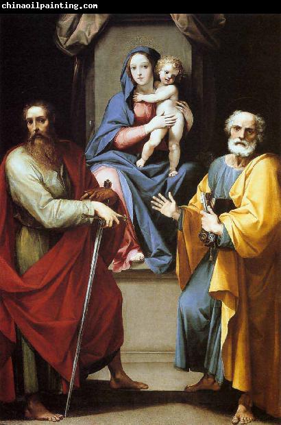 GIuseppe Cesari Called Cavaliere arpino Madonna and Child with Sts