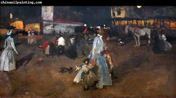 George Hendrik Breitner An Evening on the Dam in Amsterdam