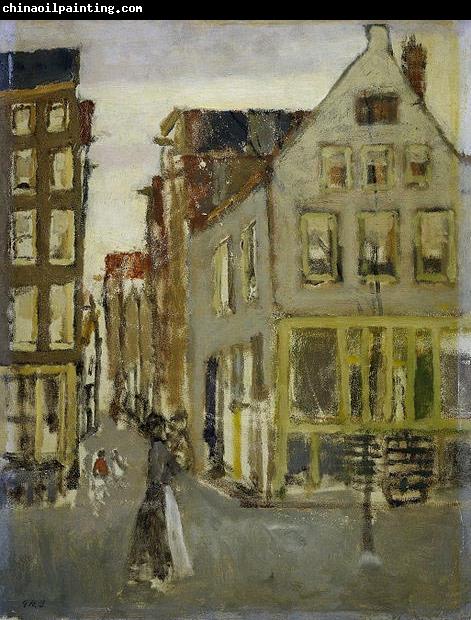 George Hendrik Breitner The Lauriergracht at the Tweede Laurierdwarsstraat