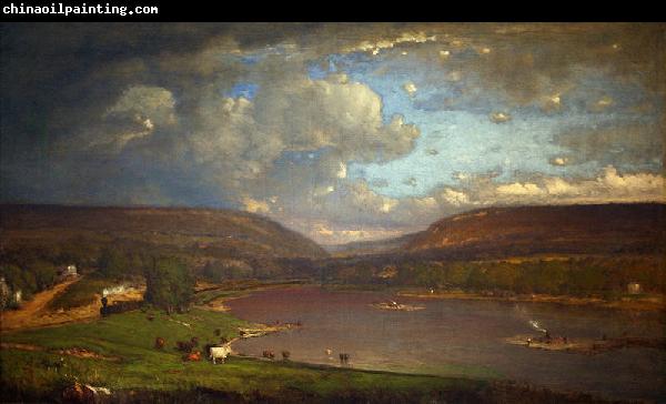 George Inness On the Delaware River