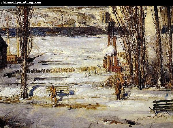 George Wesley Bellows A Morning Snow Hudson River