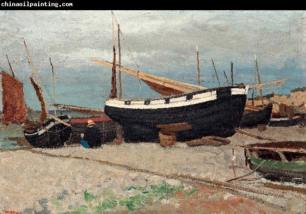 George Willison Boats on the shore