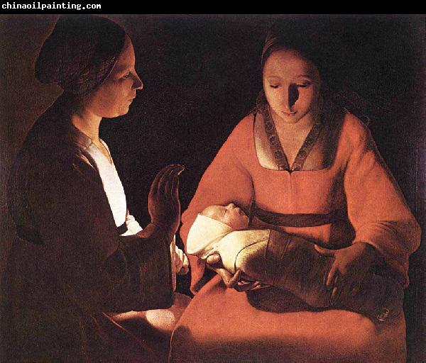 Georges de La Tour The New born