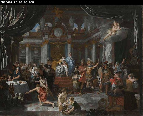 Gerard de Lairesse Aeneas beim Festmahl der Dido