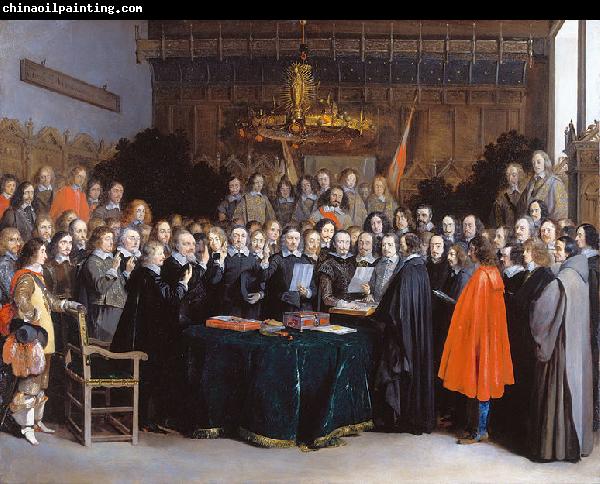 Gerard ter Borch the Younger The Ratification of the Treaty of Munster, 15 May 1648