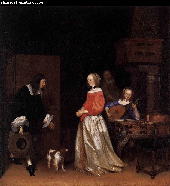 Gerard ter Borch the Younger The Suitors Visit