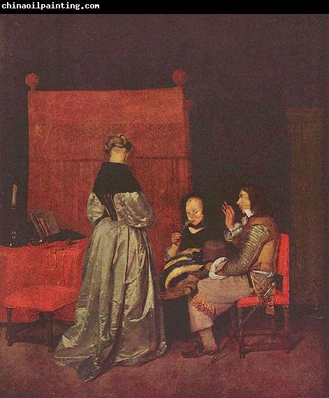 Gerard ter Borch the Younger Paternal Admonition