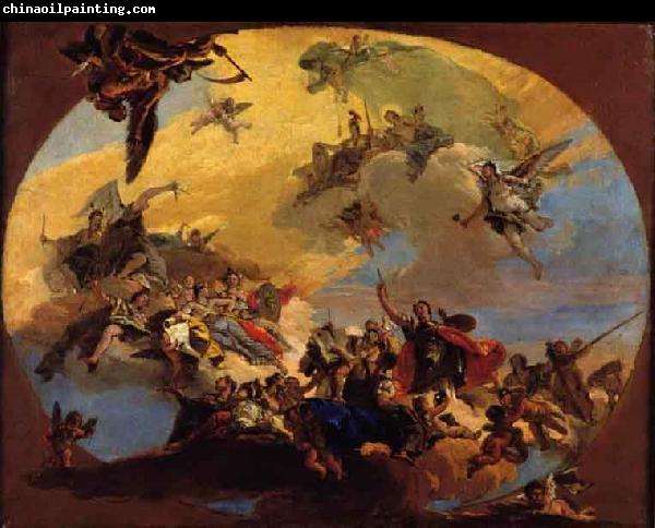 Giovanni Battista Tiepolo Triunfo das Artes