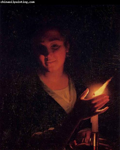 Godfried Schalcken Young Girl with a Candle