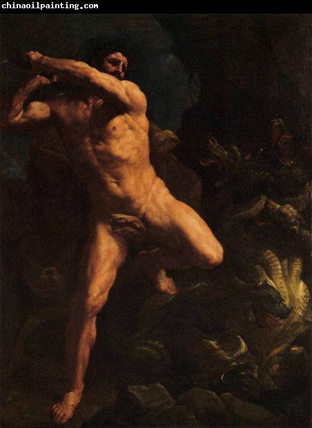 Guido Reni Hercules Vanquishing the Hydra of Lerma