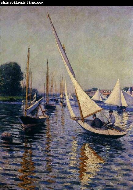 Gustave Caillebotte Regatta at Argenteuil