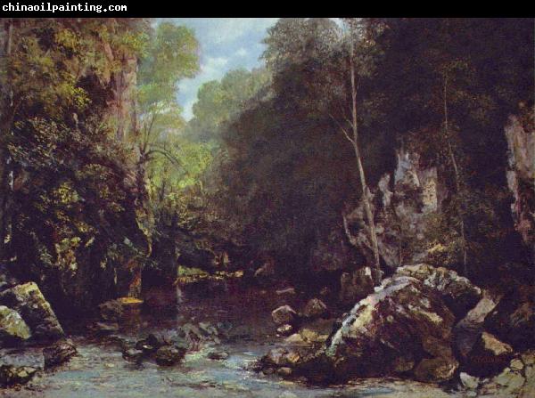 Gustave Courbet Le ruisseau noir