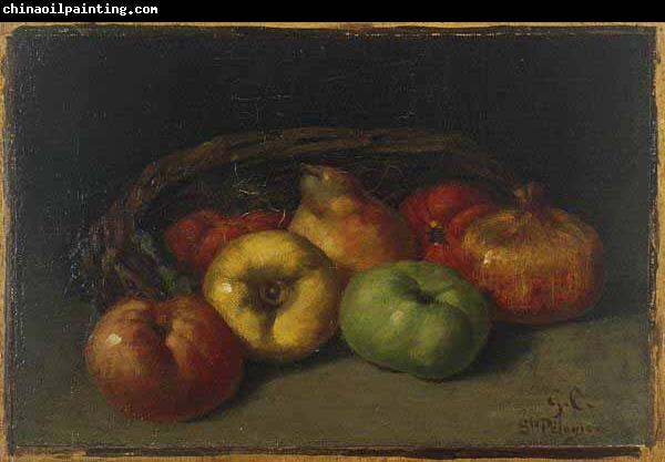 Gustave Courbet with Apples