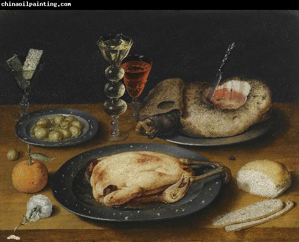 HEINTZ, Joseph the Elder Still Life of a Roast Chicken