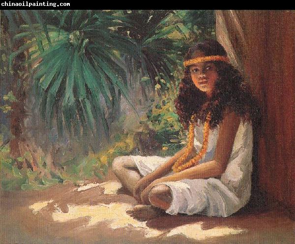 Helen Thomas Dranga Portrait of a Polynesian Girl