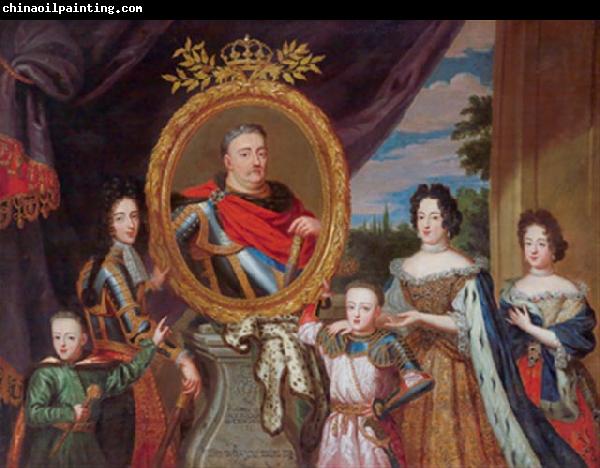 Henri Gascar Apotheosis of John III Sobieski surrounded by his family.