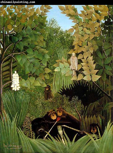 Henri Rousseau The Merry Jesters