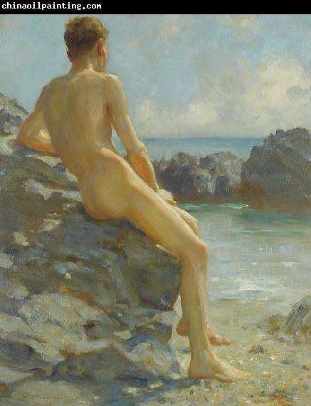 Henry Scott Tuke The Bather