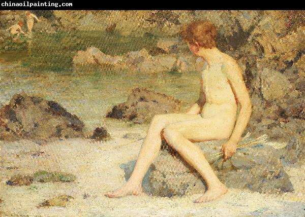 Henry Scott Tuke Cupid and Sea Nymphs