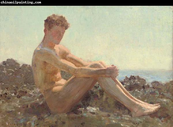 Henry Scott Tuke The Sun-bather