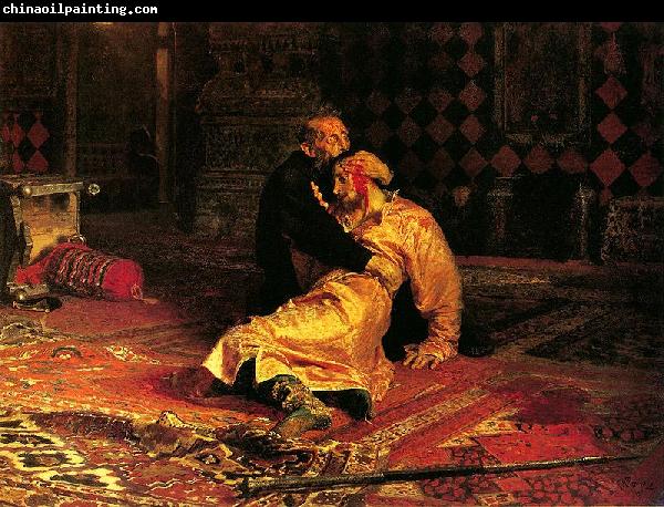 Ilya Repin Ivan the Terrible and His Son Ivan on November 16th, 1581