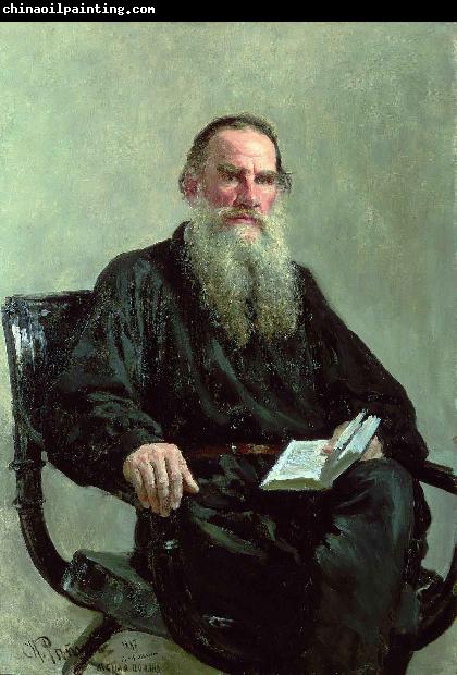 Ilya Repin Portrait of Lev Nikolayevich Tolstoi