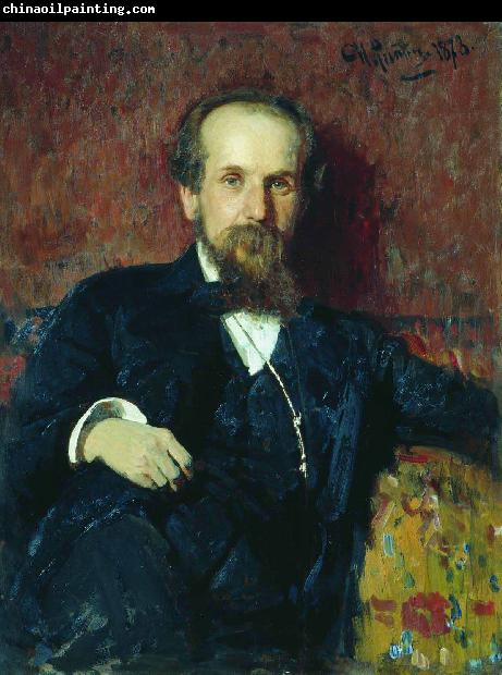 Ilya Repin Portrait of the painter Pavel Petrovich Chistyakov