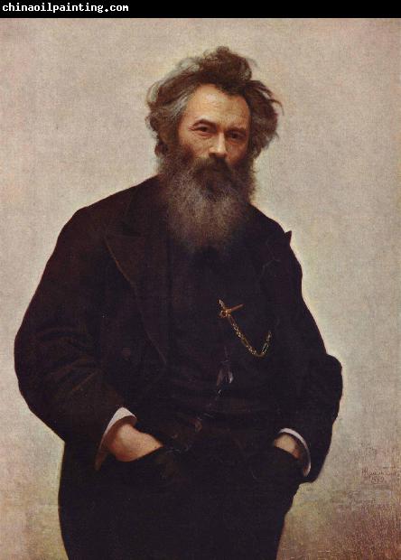 Ivan Nikolaevich Kramskoi Portrait of the Painter Ivan Shishkin