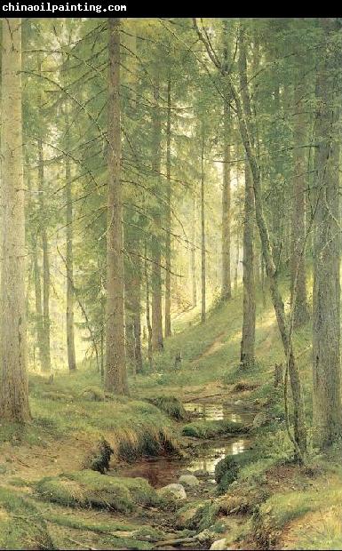 Ivan Shishkin Brook in a Forest