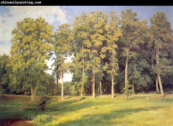 Ivan Shishkin Grove near Pond